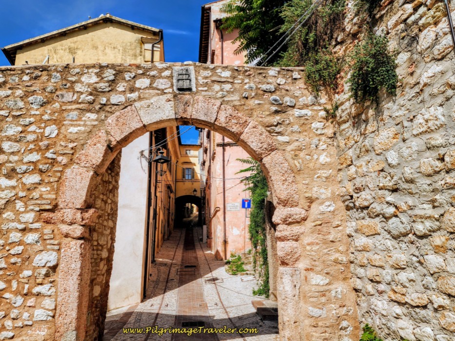 Porta del Cieco, Southern Roman Gate of Trevi Trevi, Perugia: The Medieval Heart of Umbria - Porta del Cieco