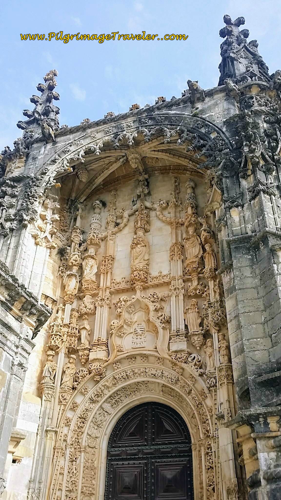 Manueline Embellishments on Main Entrance to the Convento de Cristo, Tomar