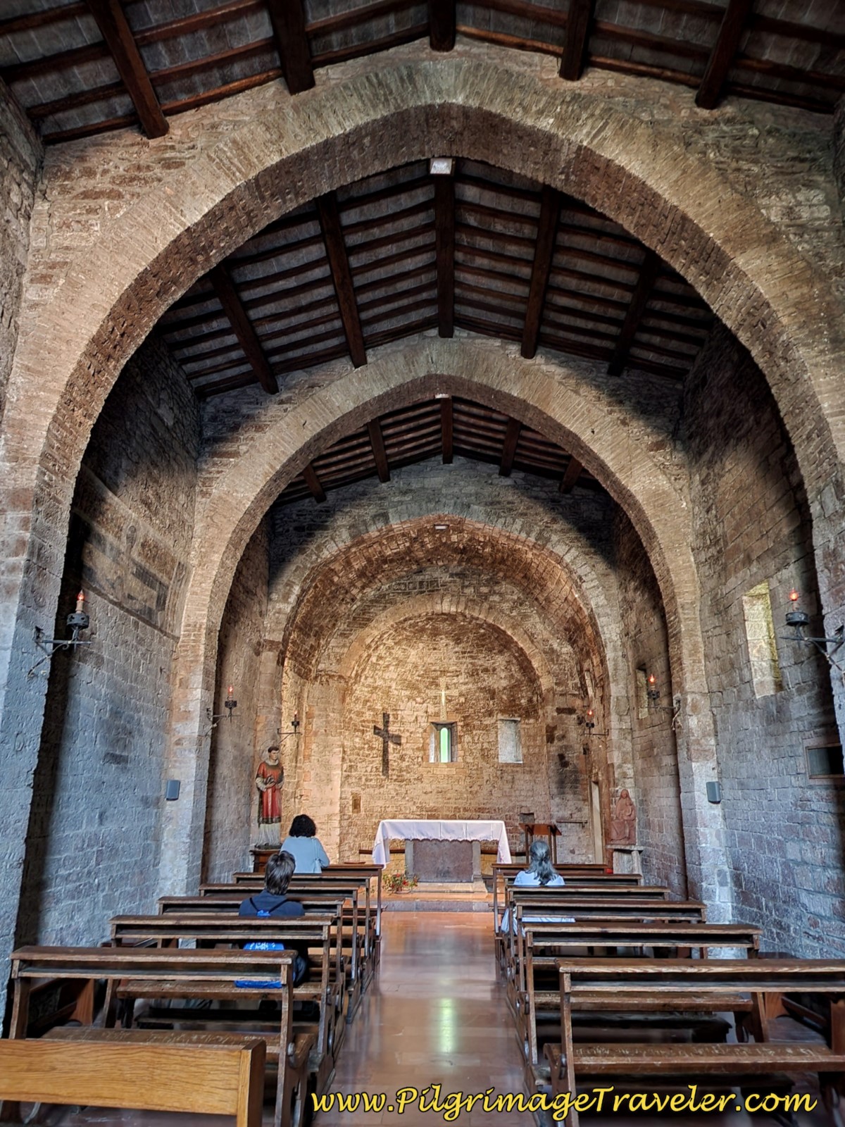 Interior of the Chiesa di Santo Stefano