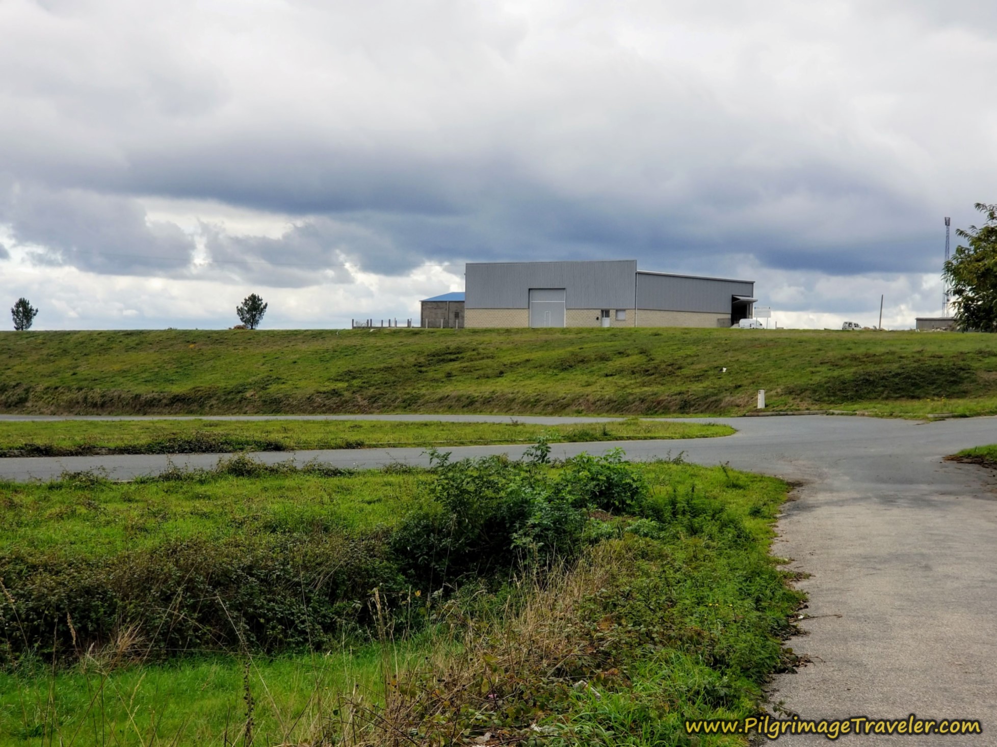 Take Parallel Lane at this Industrial Building