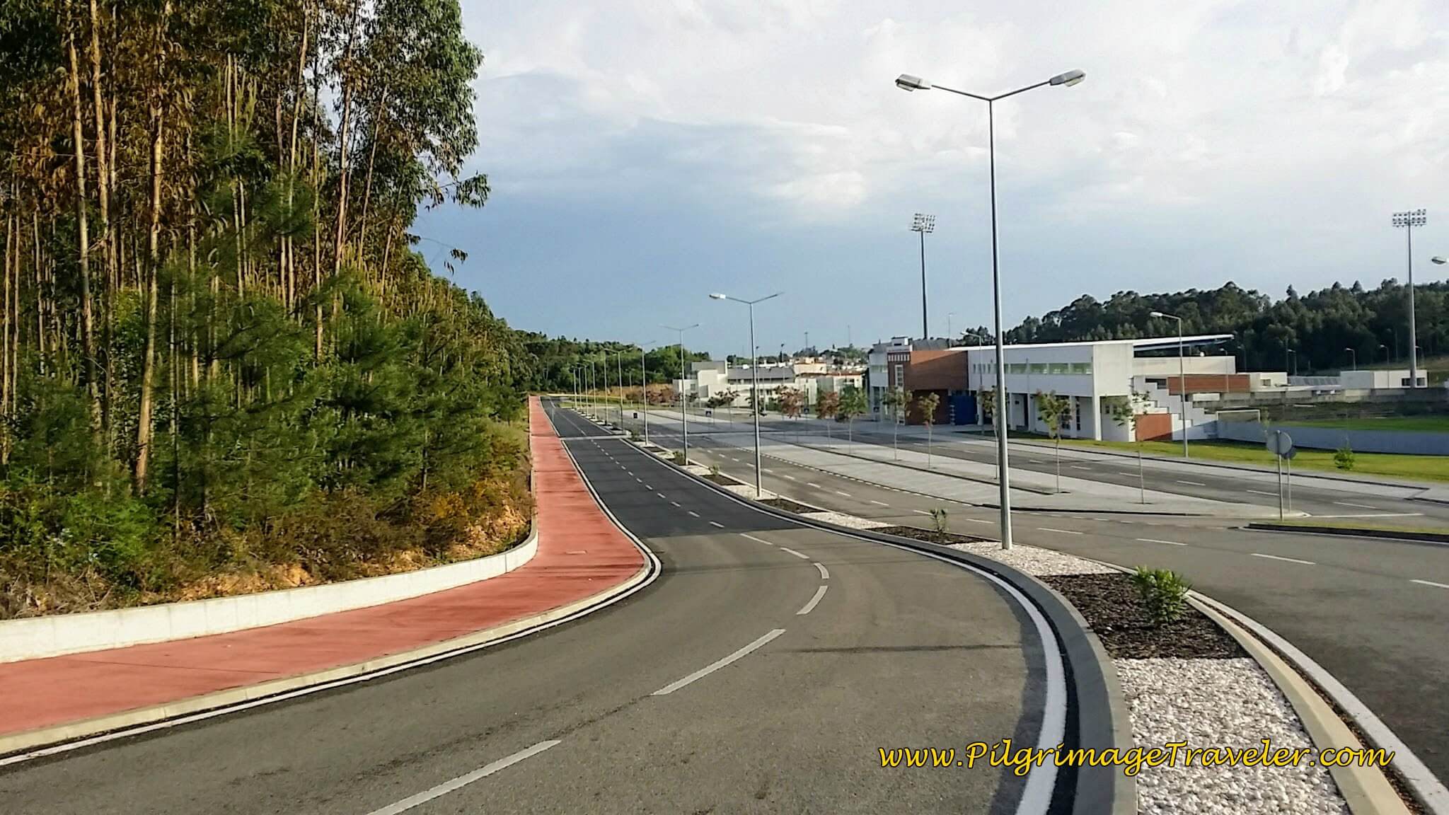 Around the Sports Complex of Anadia to the West on the Camino Portugués Around the Sports Complex of Anadia to the West on the Camino Portugués