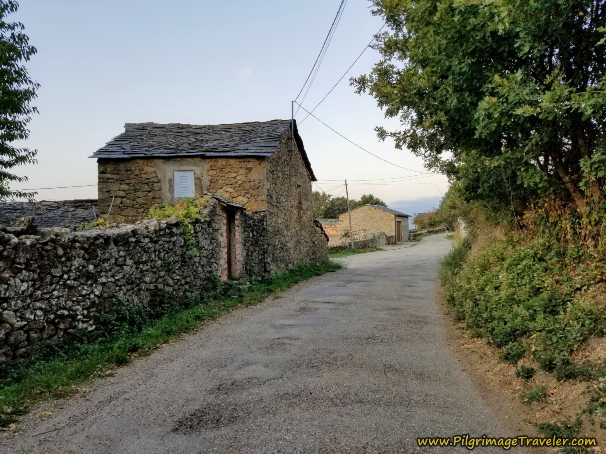 Leaving the Quaint Town of Asturianos