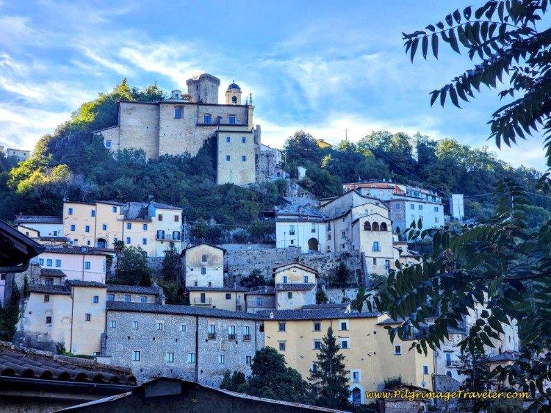 Way of St. Francis: Day Eighteen, Poggio Bustone to Rieti - Medieval Cantalice on the Opposite Hill