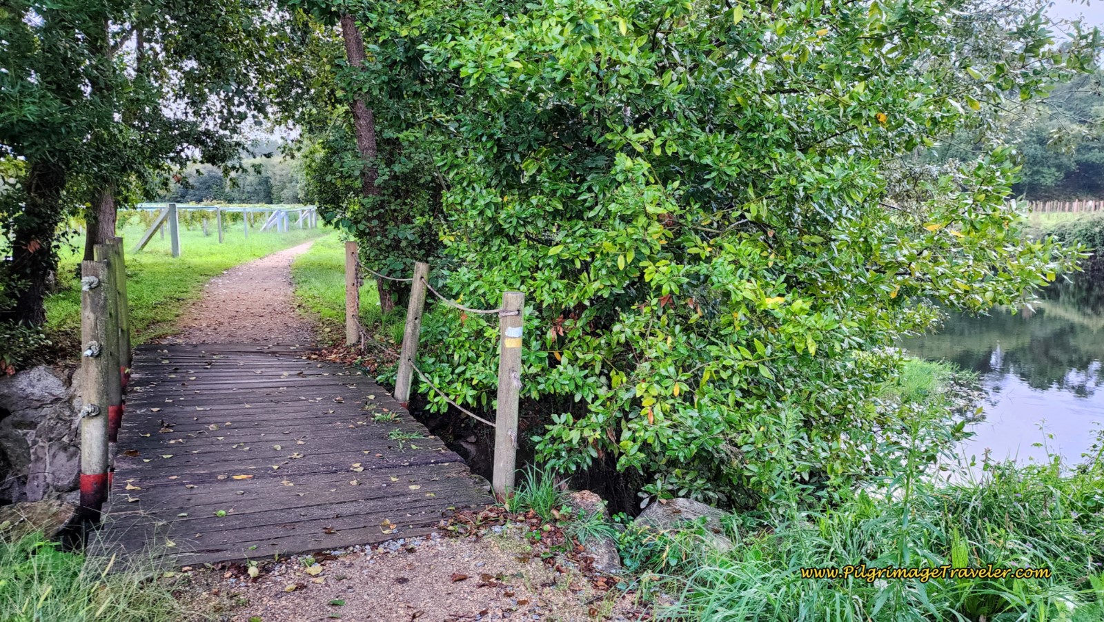 Continue the Umía Riverwalk on the West Bank on the Variante Espiritual from Barrantes to Vilanova de Arousa Continue the Umía Riverwalk on the West Bank