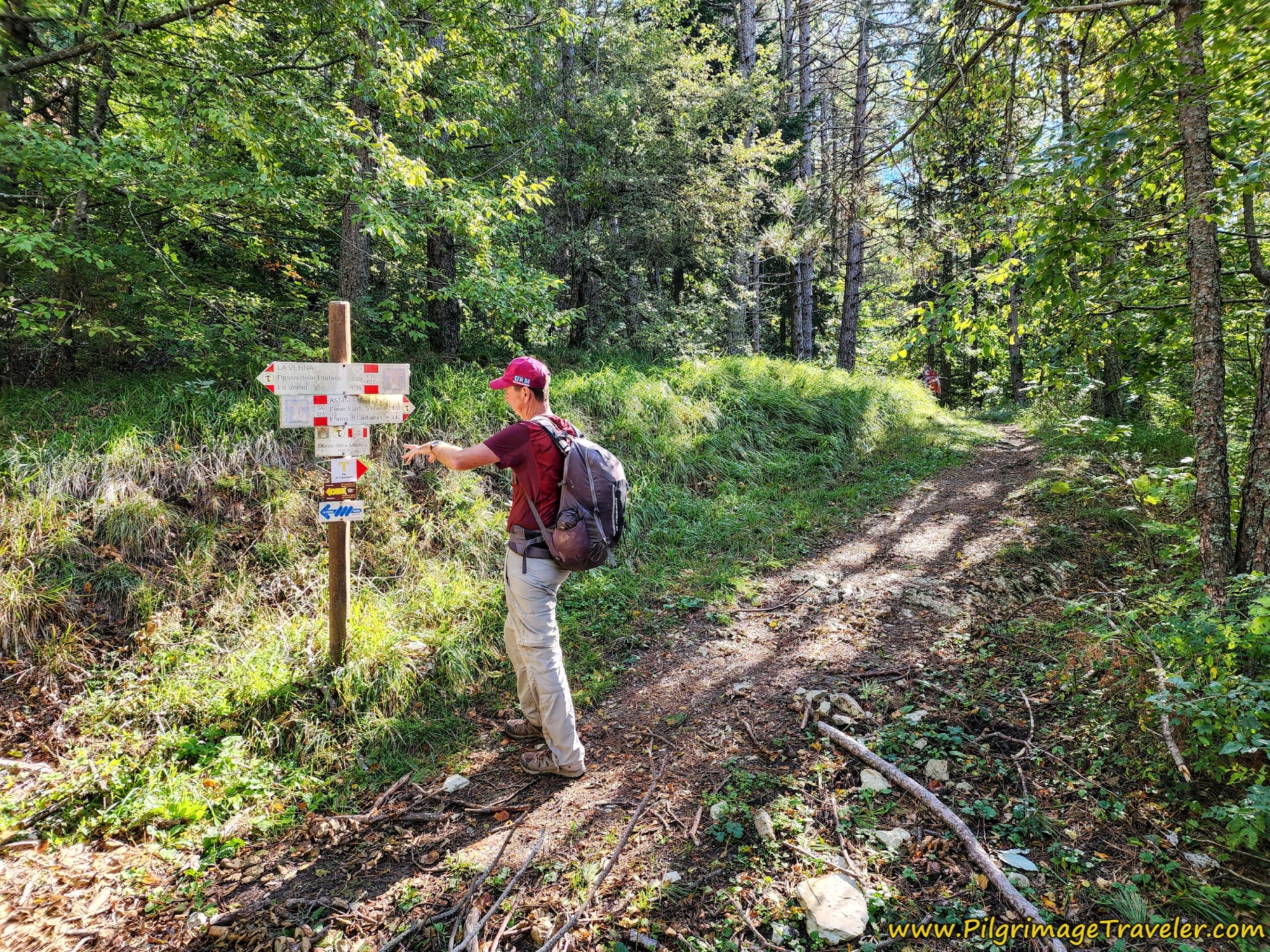 Nick at Left Turn, Below Monte della Modina
