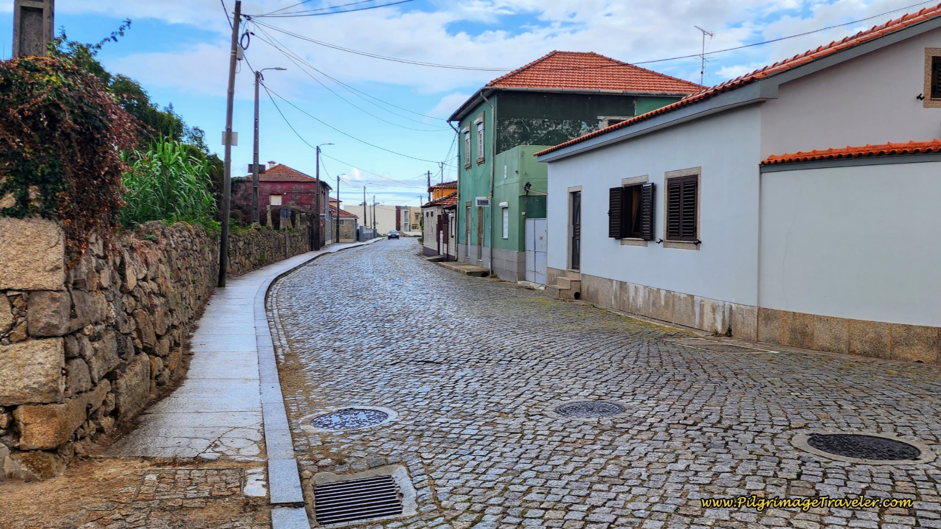 Continue on Cobblestone Road