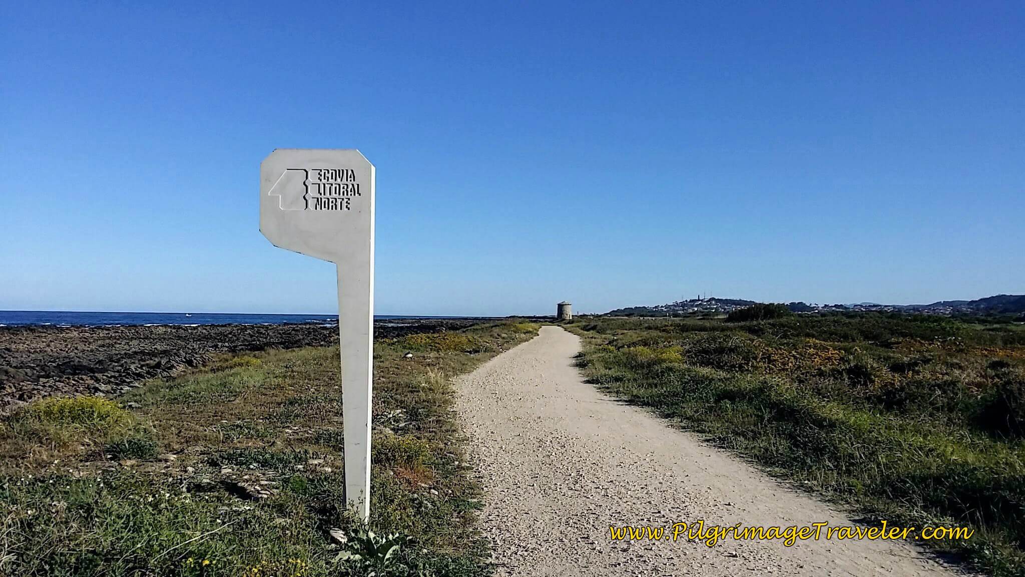 Well-Marked "Ecovia Litoral Norte" on day eighteen of the Camino Portugués on the Senda Litoral