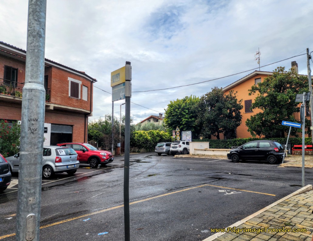 Way of St. Francis: Day Twenty-One, Ponticelli to Monterotondo - Turn Left Onto the Via Antica Quinzia