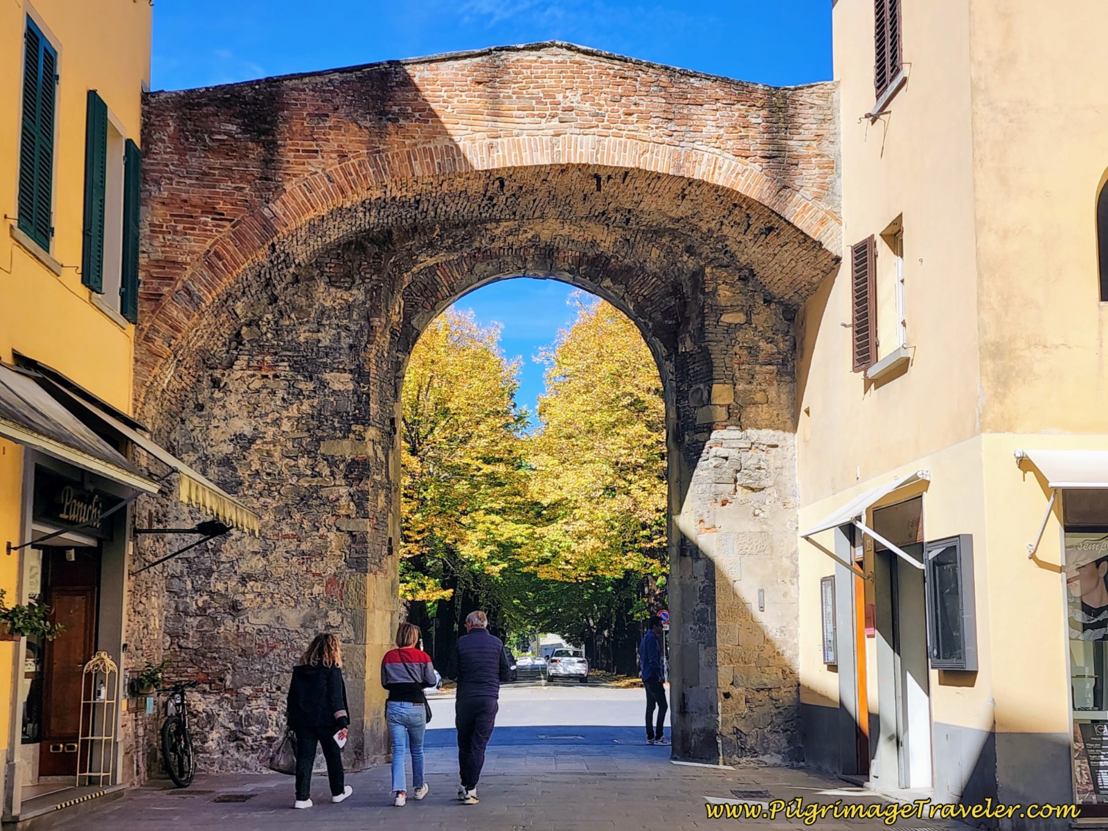 Exit Medieval Sansepolcro at Roman Gate