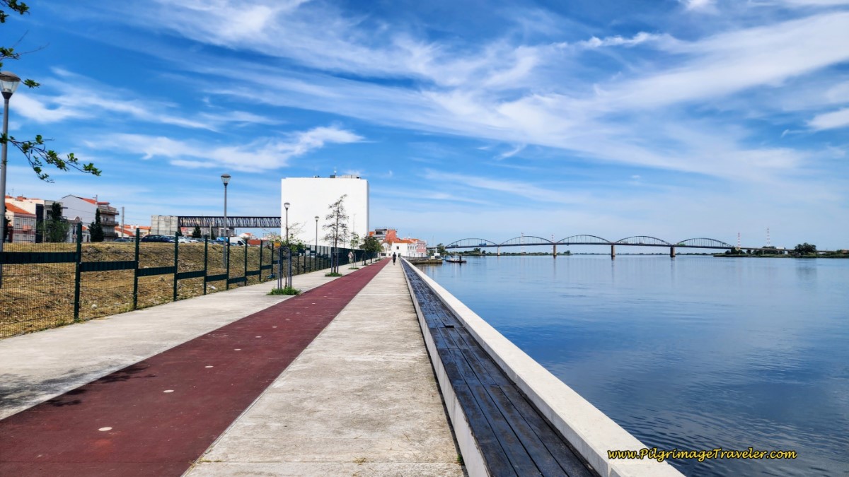 Final Stretch of the Caminho Pedronal Ribeirinho into Vila Franca de Xira
