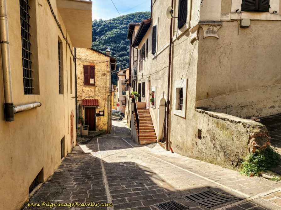Way of St. Francis: Day Sixteen, Macenano to Piediluco - Along the Narrow, Medieval Via Tra le Case Through Arrone