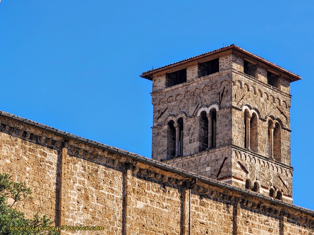 Way of St. Francis: Rieti, Italy - Belltower, Basilica di Sant'Agostino