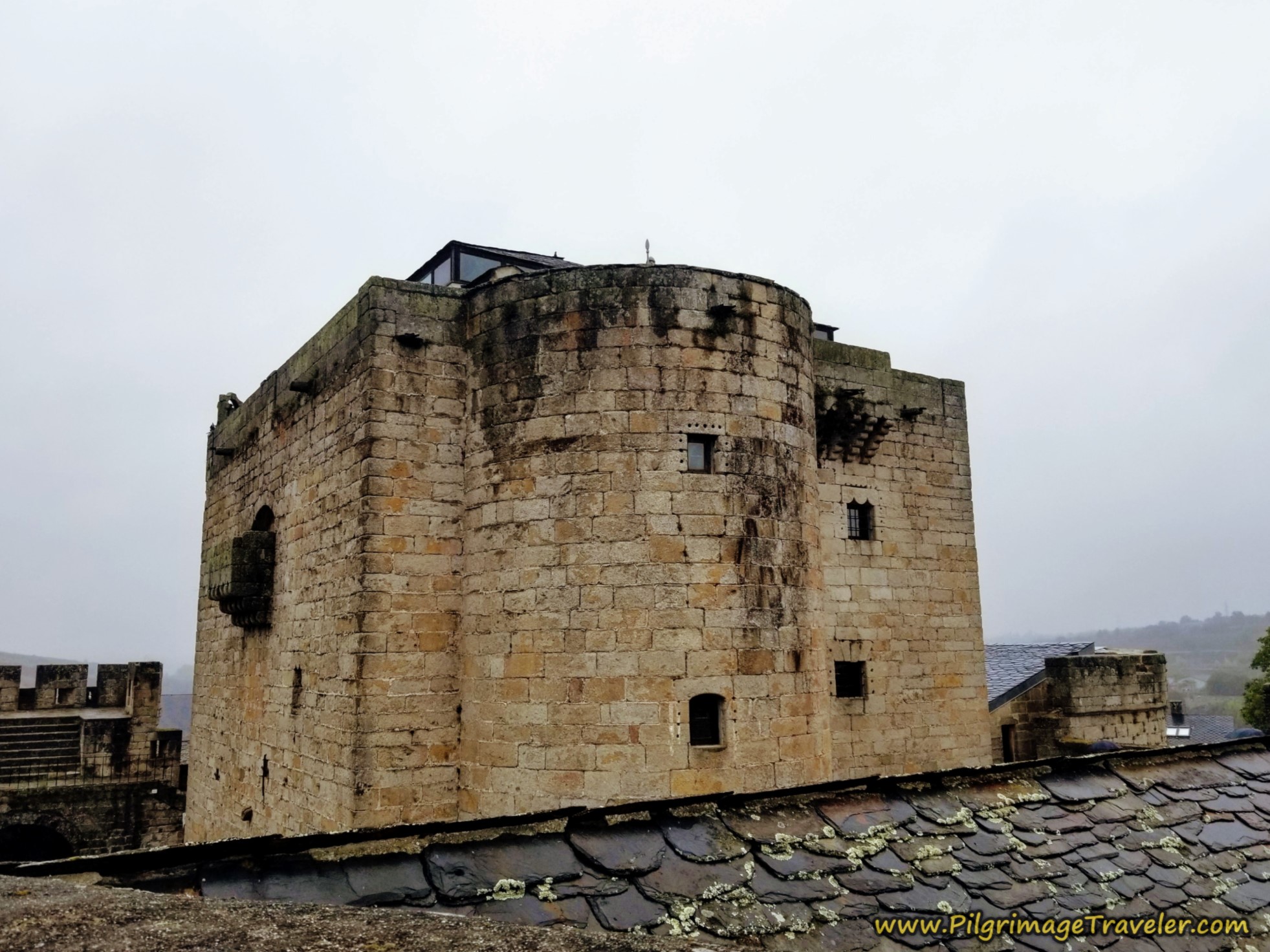 The Castle Keep from the Outer Rooftop, Puebla de Sanabria
