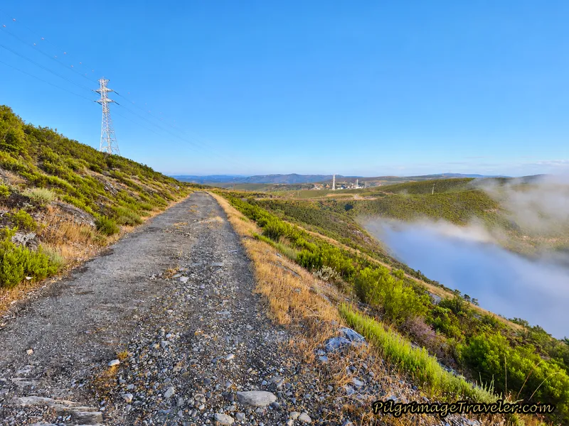High Ridge Road and Fog After Summit