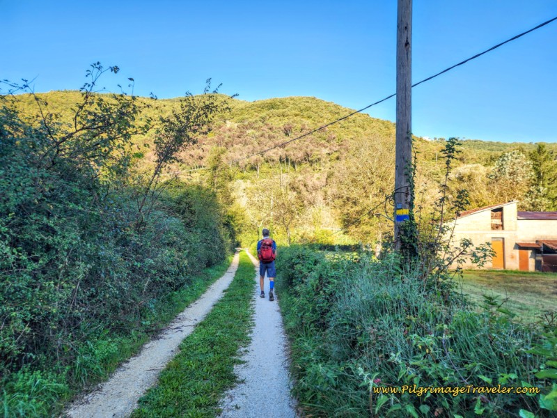 Way of St. Francis: Day Nineteen, Rieti to Poggio San Lorenzo - Tractor Lane Towards the SS4bis Highway