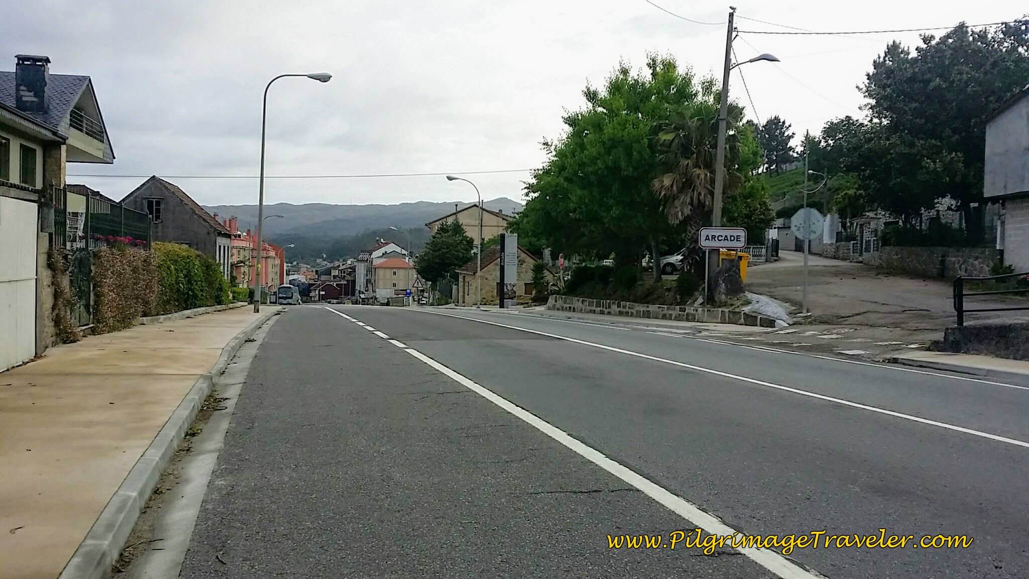 Walking Into Arcade on the N-550, day twenty-two on the Camino Portugués