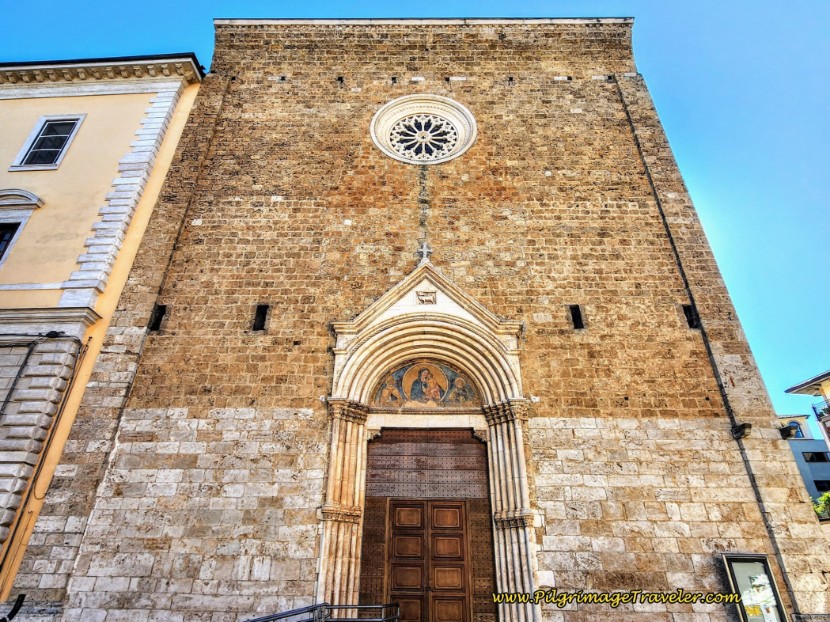 Way of St. Francis: Rieti, Italy - Basilica di Sant'Agostino