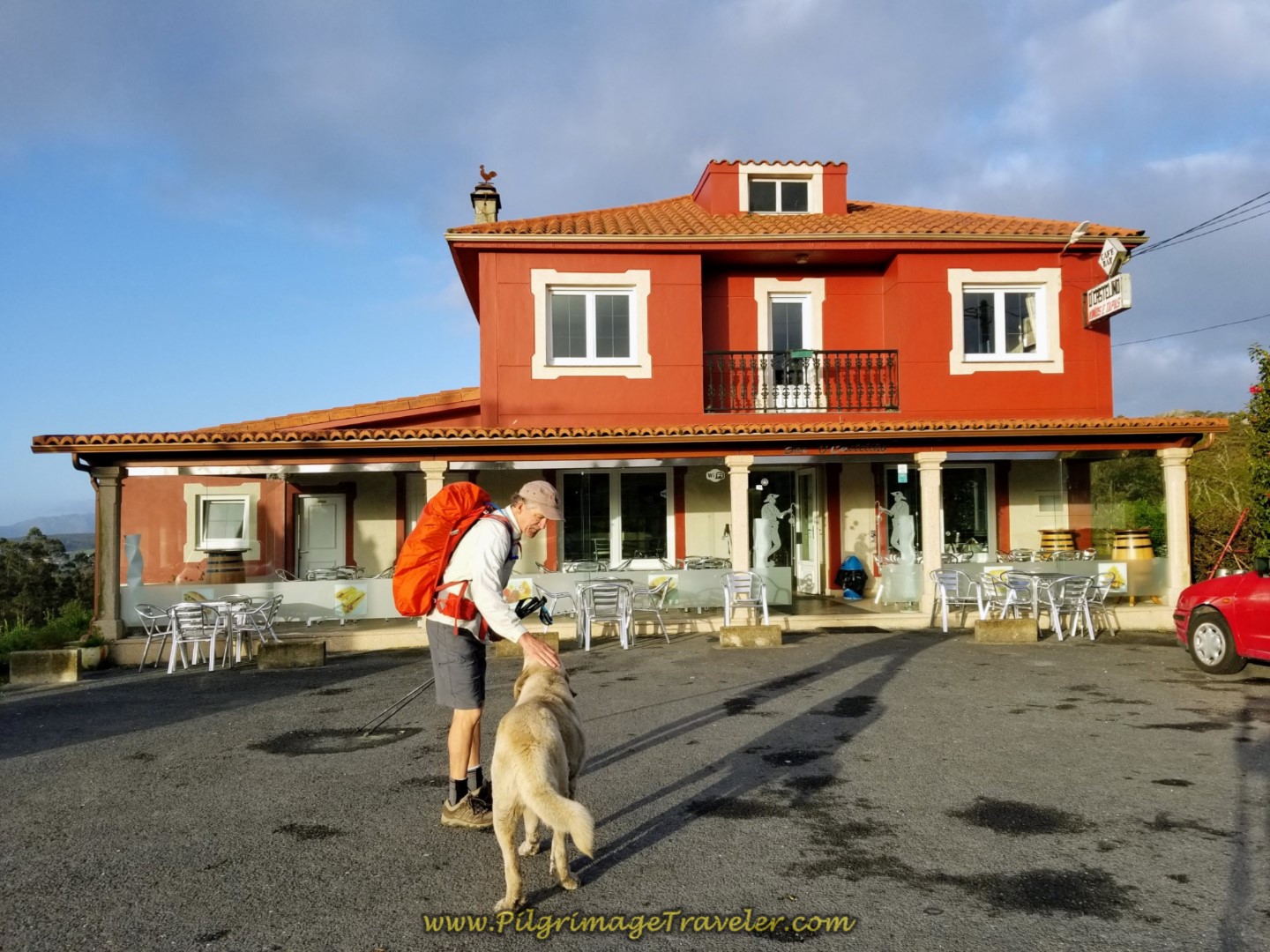 Café Bar O Casteliño on day three of the Camino Finisterre