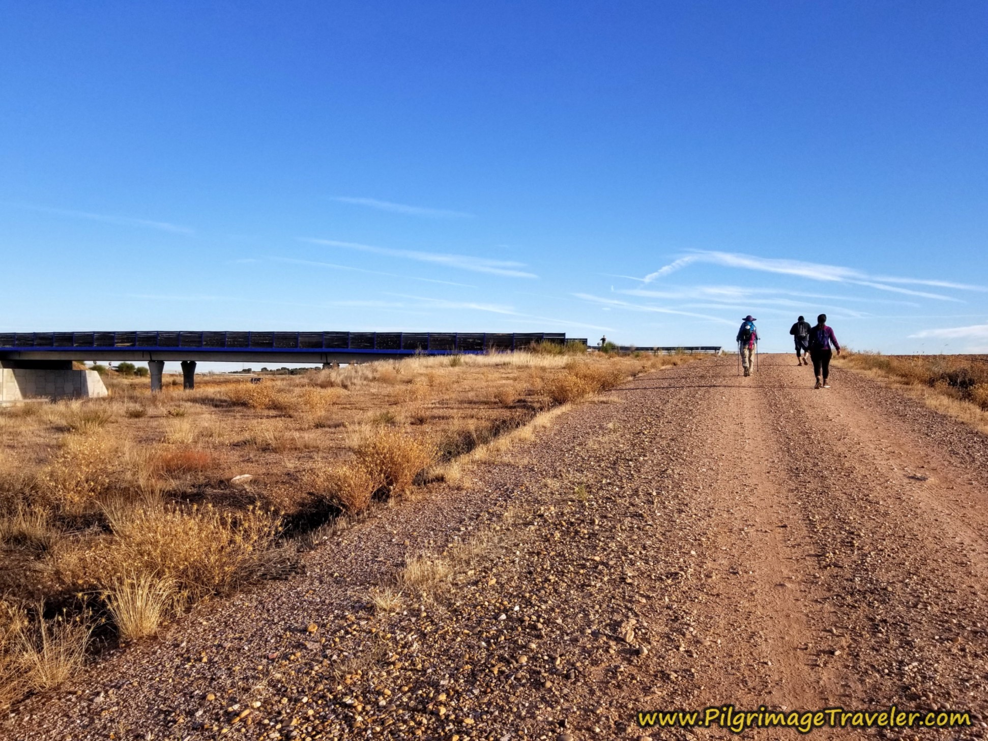 Overpass of the A-66 Ahead