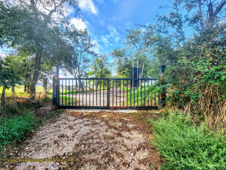 Way of St. Francis: Day Twenty-Two, Monterotondo to Monte Sacro - Southern Boundary Gate of the Marcigliana Natural Preserve