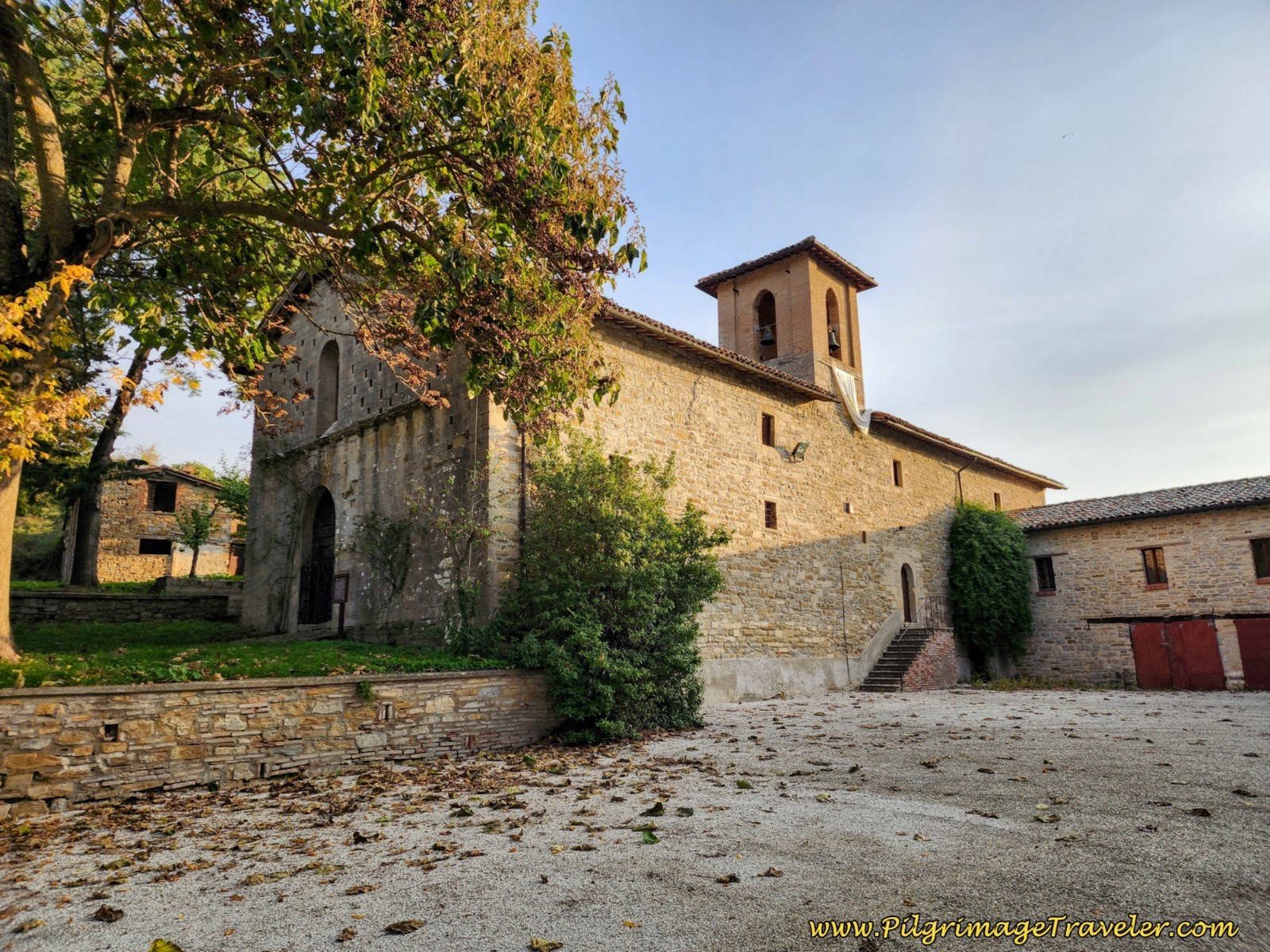 Abbey, San Benedetto Vecchio, day seven on the Way of St. Francis, from Pietralunga to Gubbio