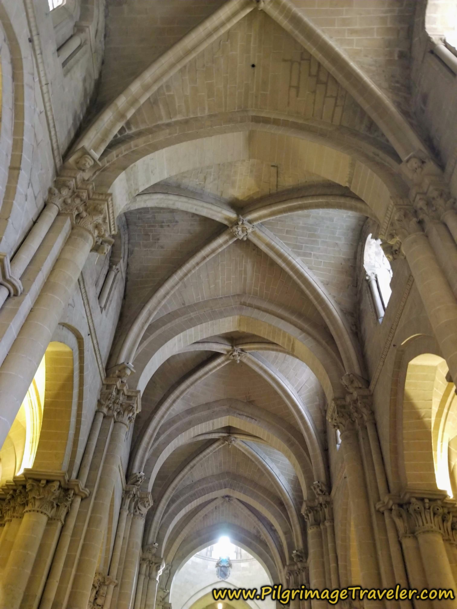 Vaulting of Central Nave, Old Cathedral in Salamanca Vaulting of Central Nave, Old Cathedral in Salamanca