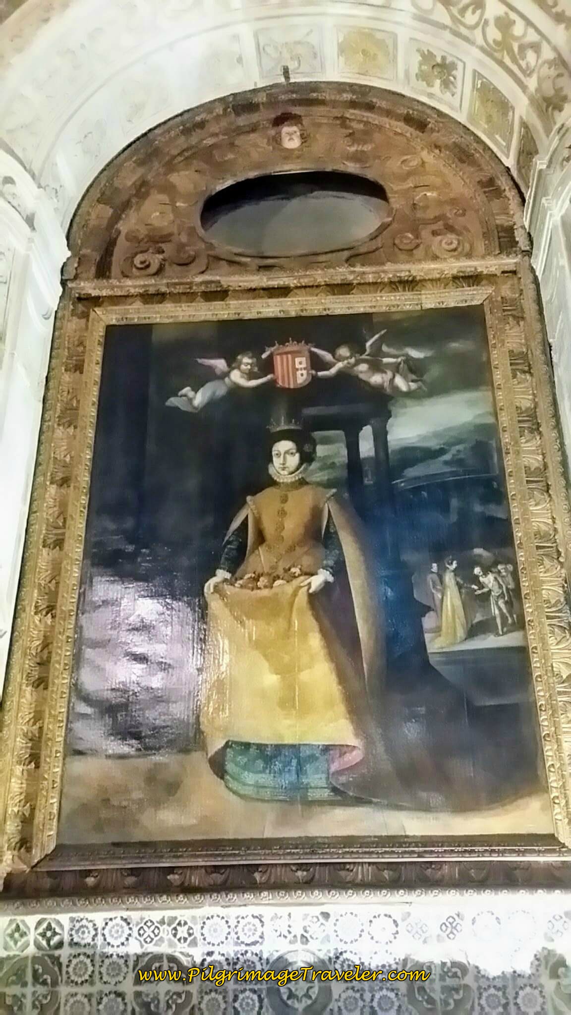 Portrait of the Queen, Saint Isabel in the Sé Velha, Coimbra Portrait of the Queen, Saint Isabel in the Sé Velha, Coimbra