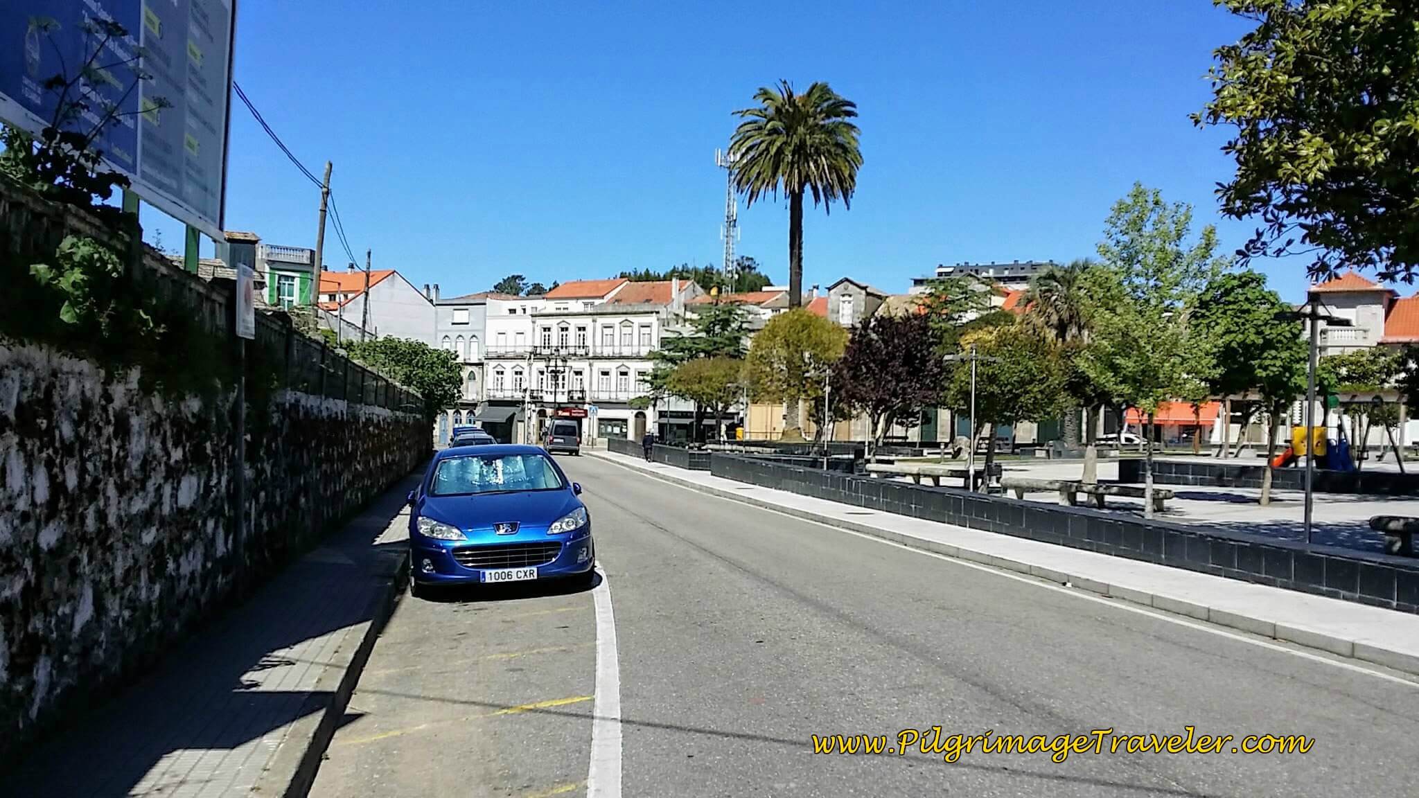 Along the Rúa Rosalía de Castro on Day Nineteen of the Portuguese Way