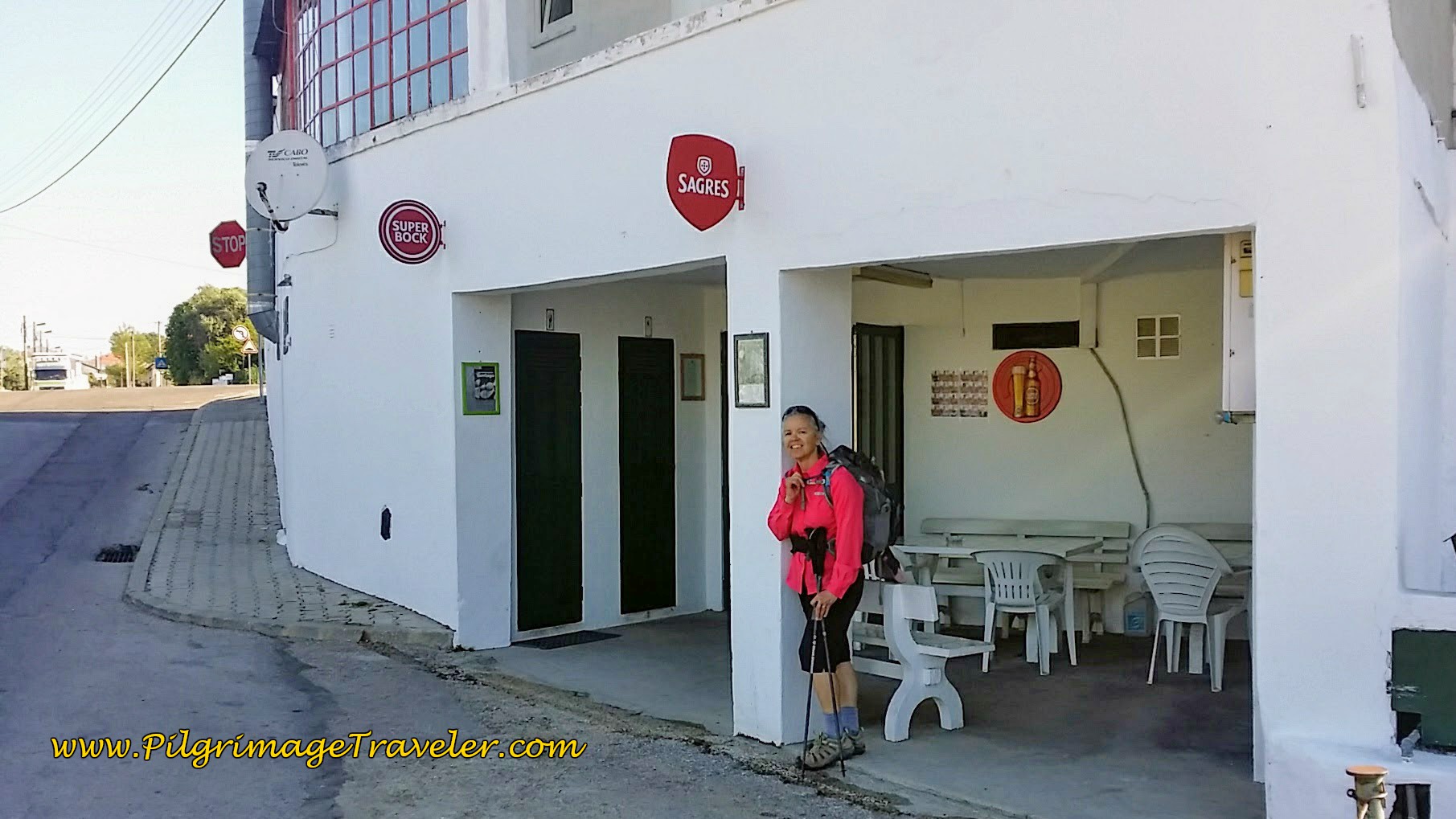 Unnamed Bar in Atalaia, Our First Rest Stop