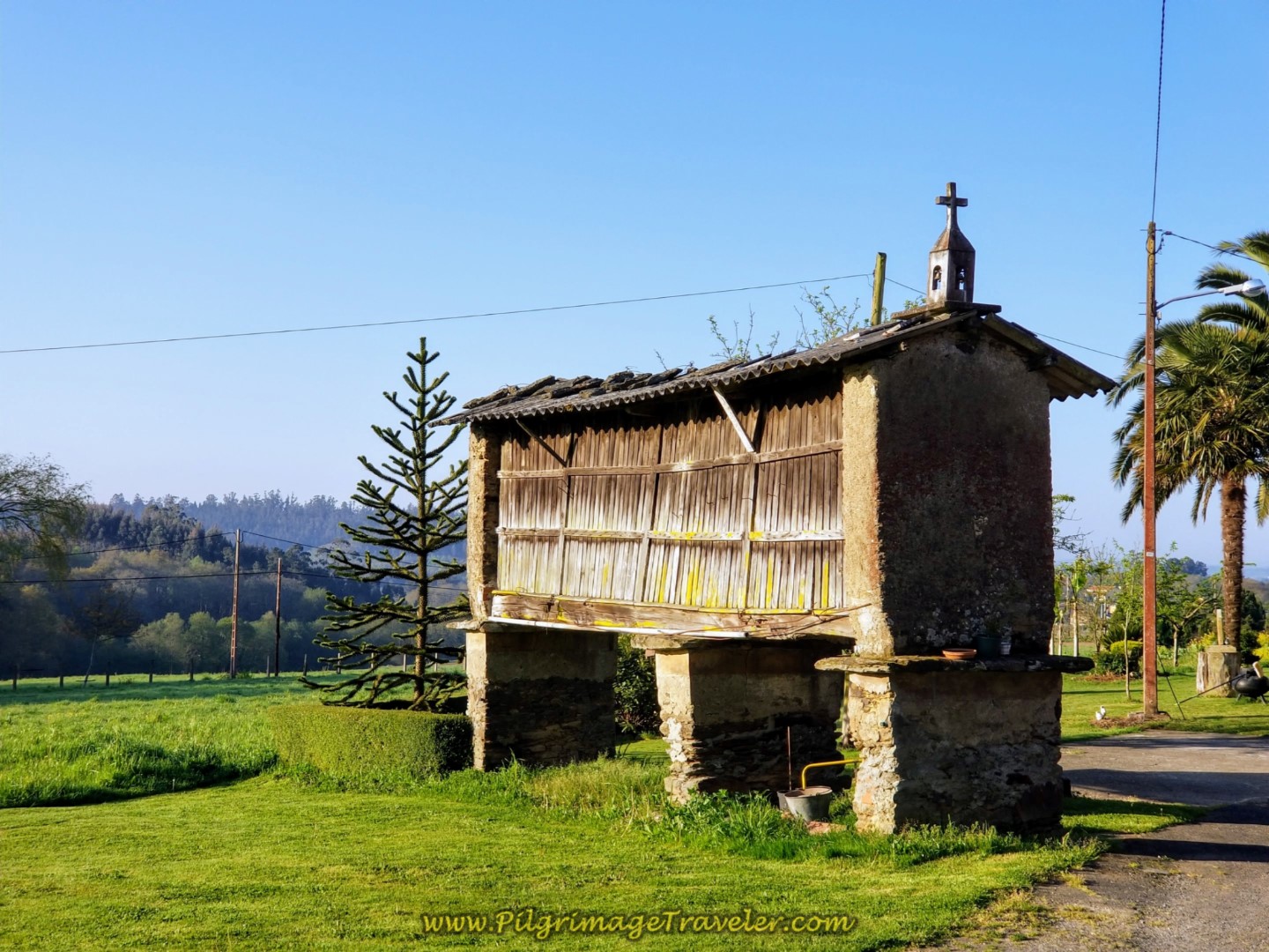 Join Pavement and Pass By This Horreo on day seven of the Camino Inglés