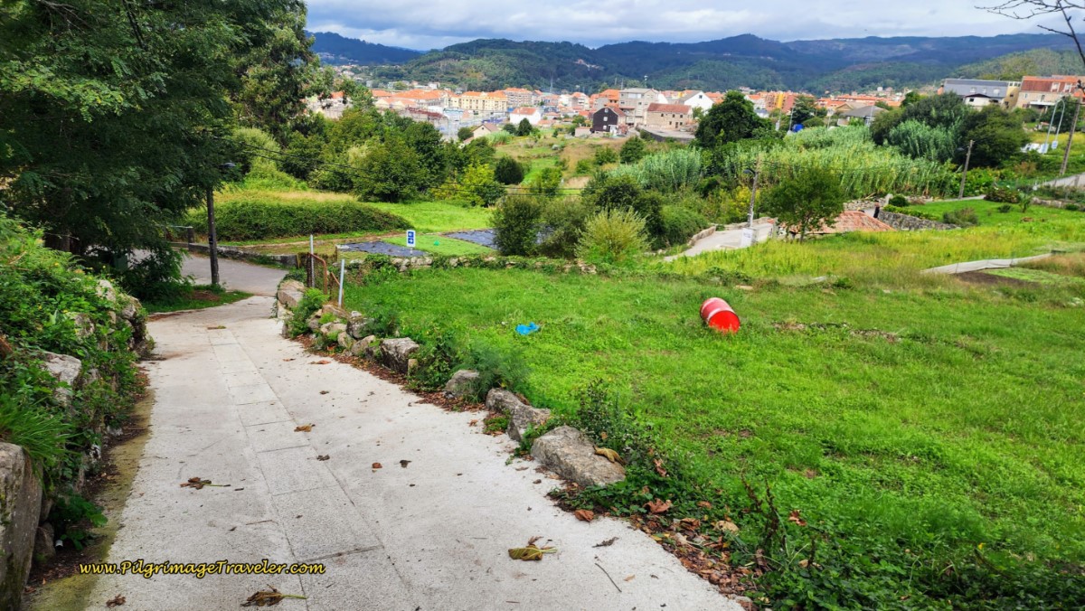 Walking Thru Arcade on Side Road