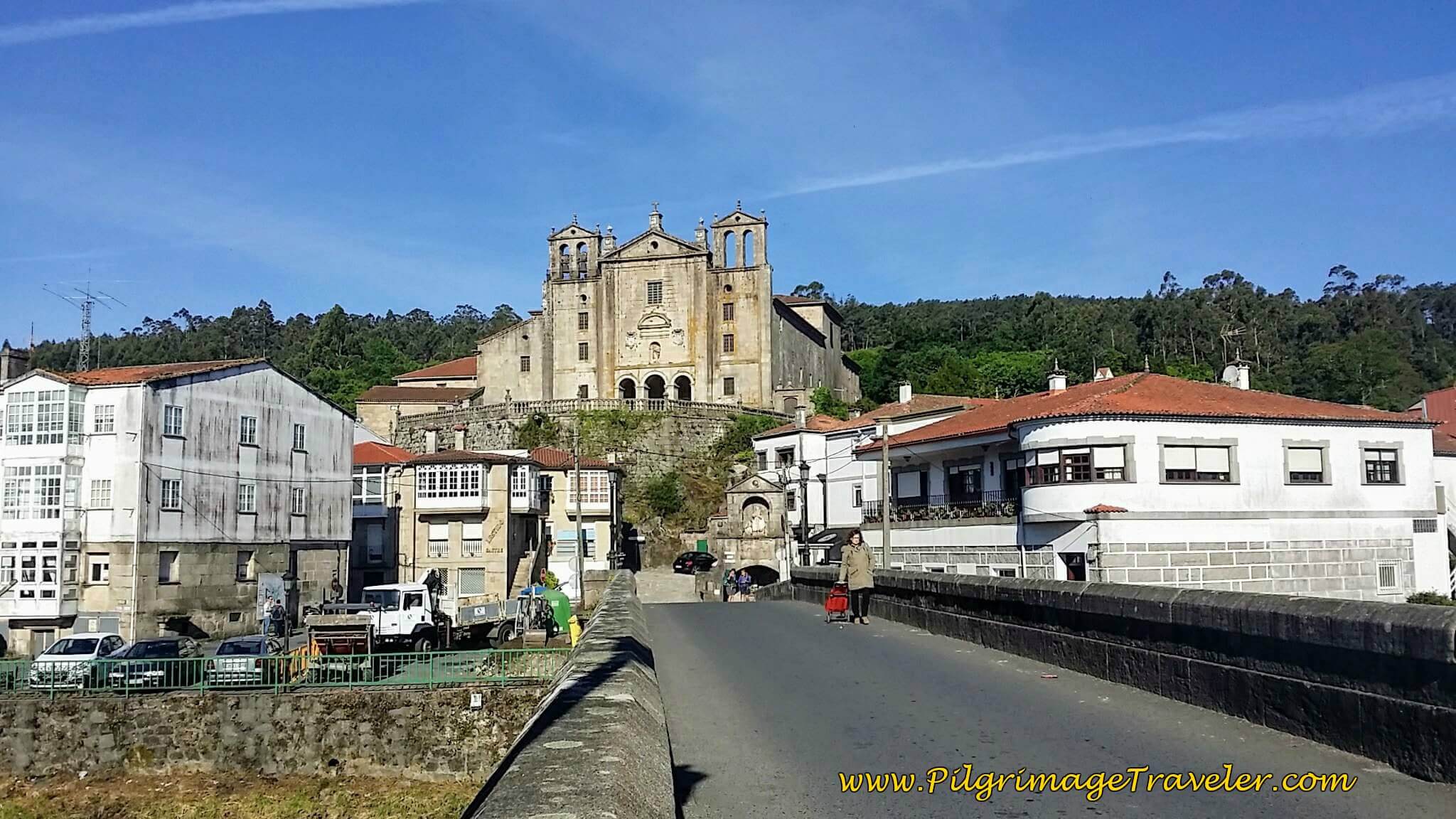 Convento do Carme and Bridge Across the River Sar in Padrón on Day Twenty-Four, Portuguese Way