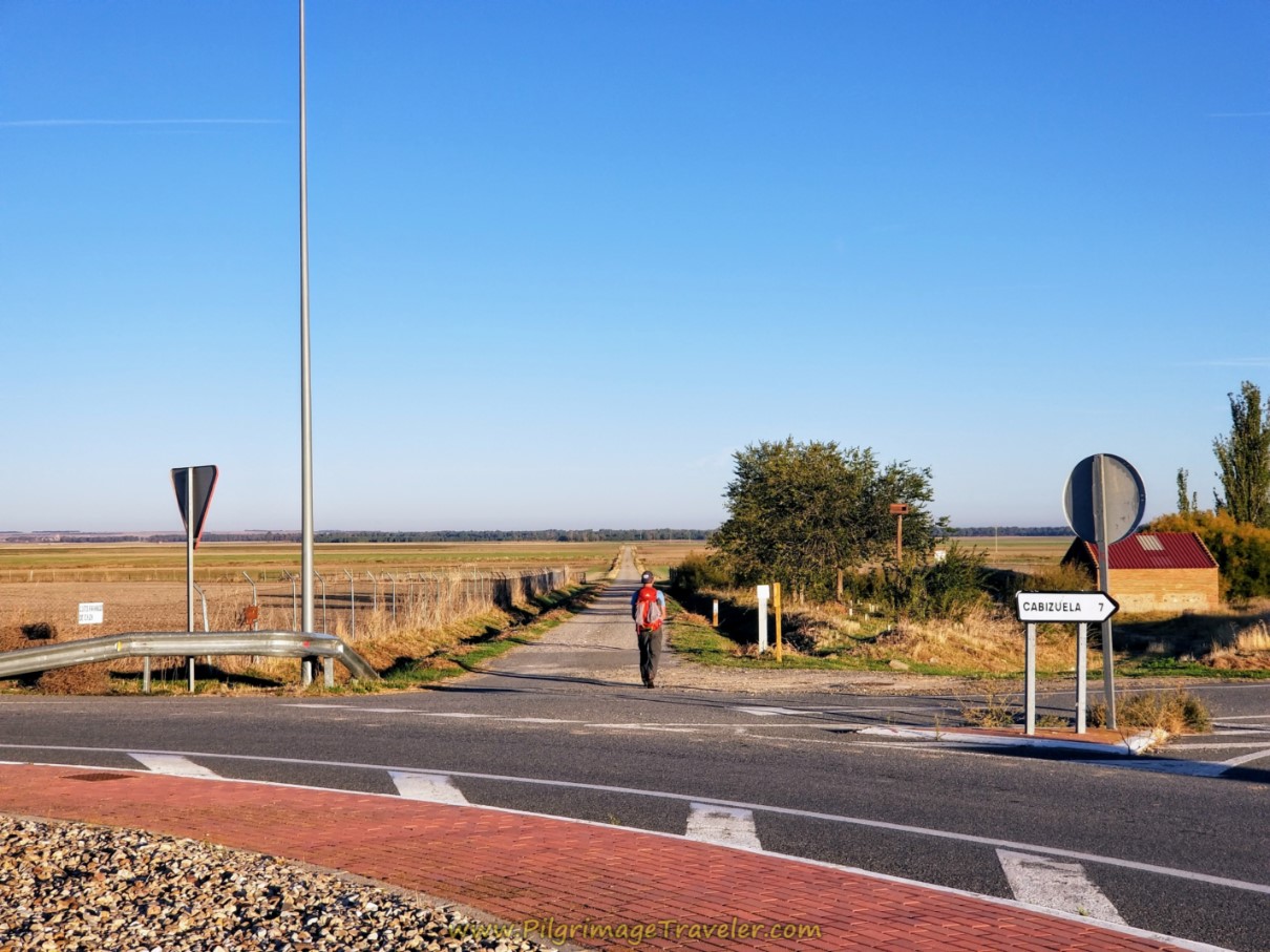 Leaving El Oso at Roundabout on day two of the Ruta Teresiana
