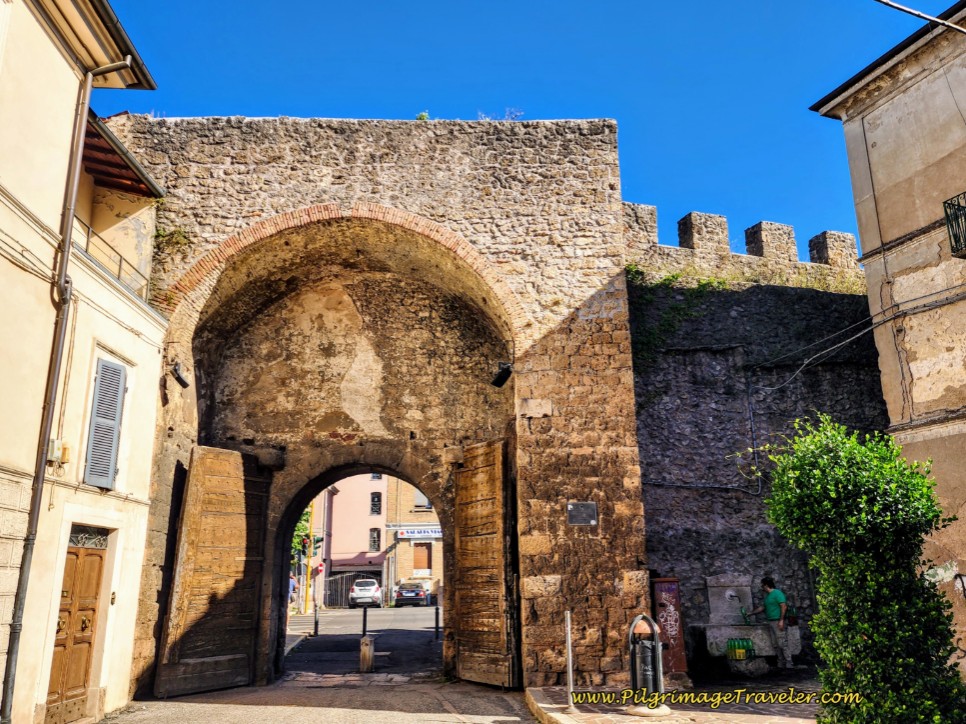 Way of St. Francis: Rieti, Italy - Porta Conca, Northern Gate on the Medieval Wall