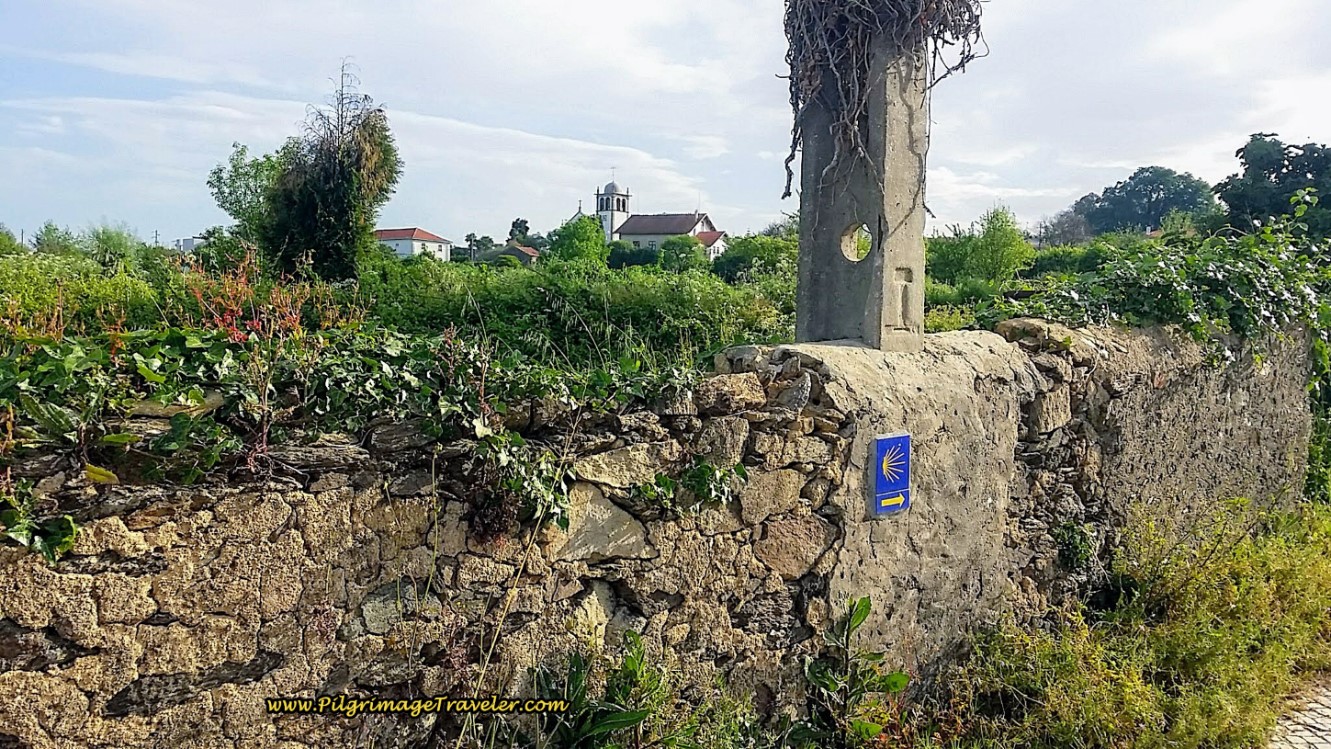 Right Turn onto Rua de São Paio After 6 Kilometers