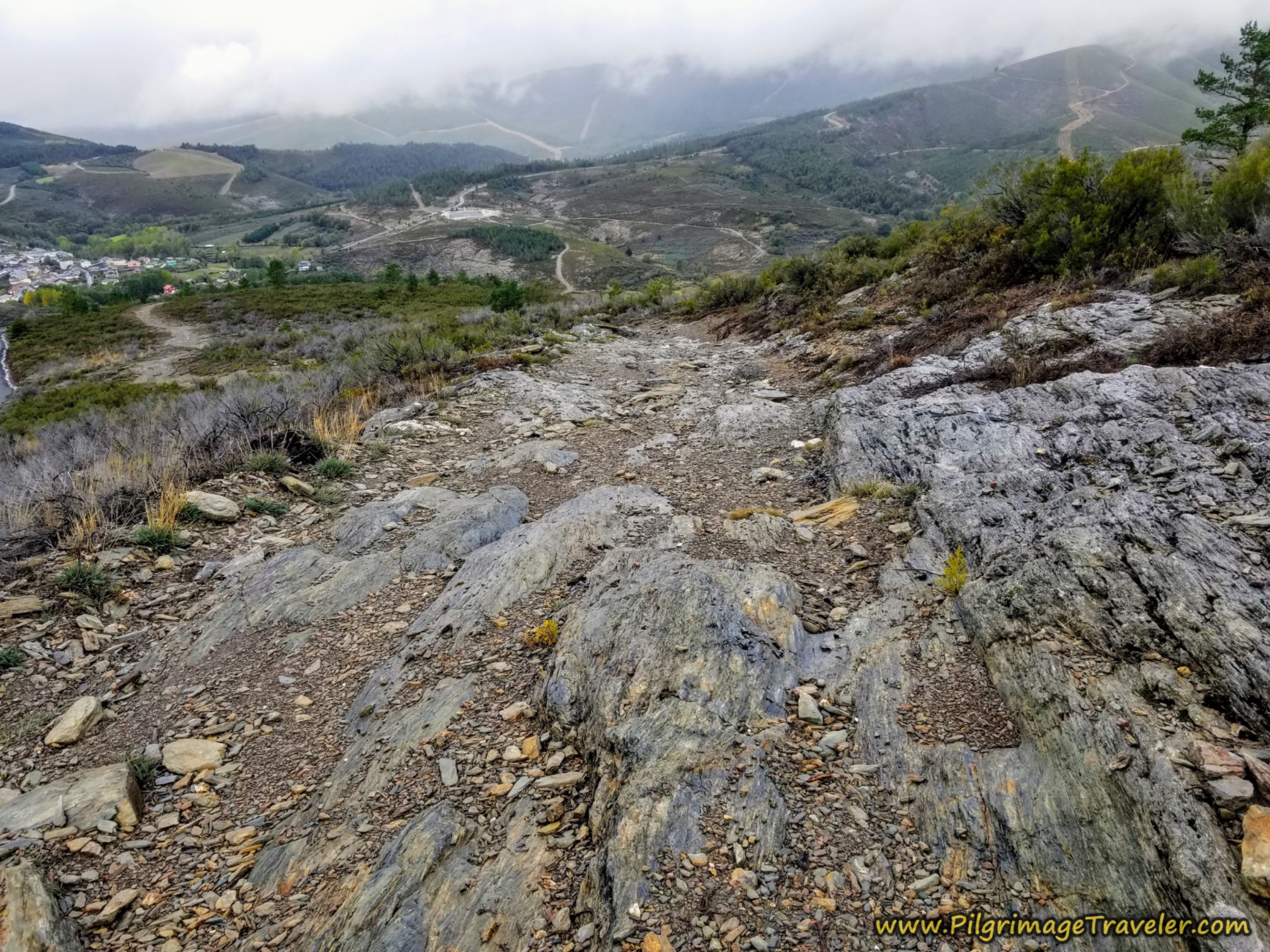 Steep and Rocky Descent