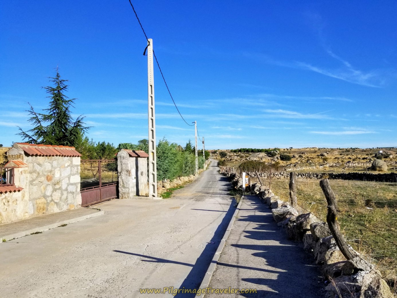 The Road Leaving Narrillos de San Leonardo The Road Leaving Narrillos de San Leonardo
