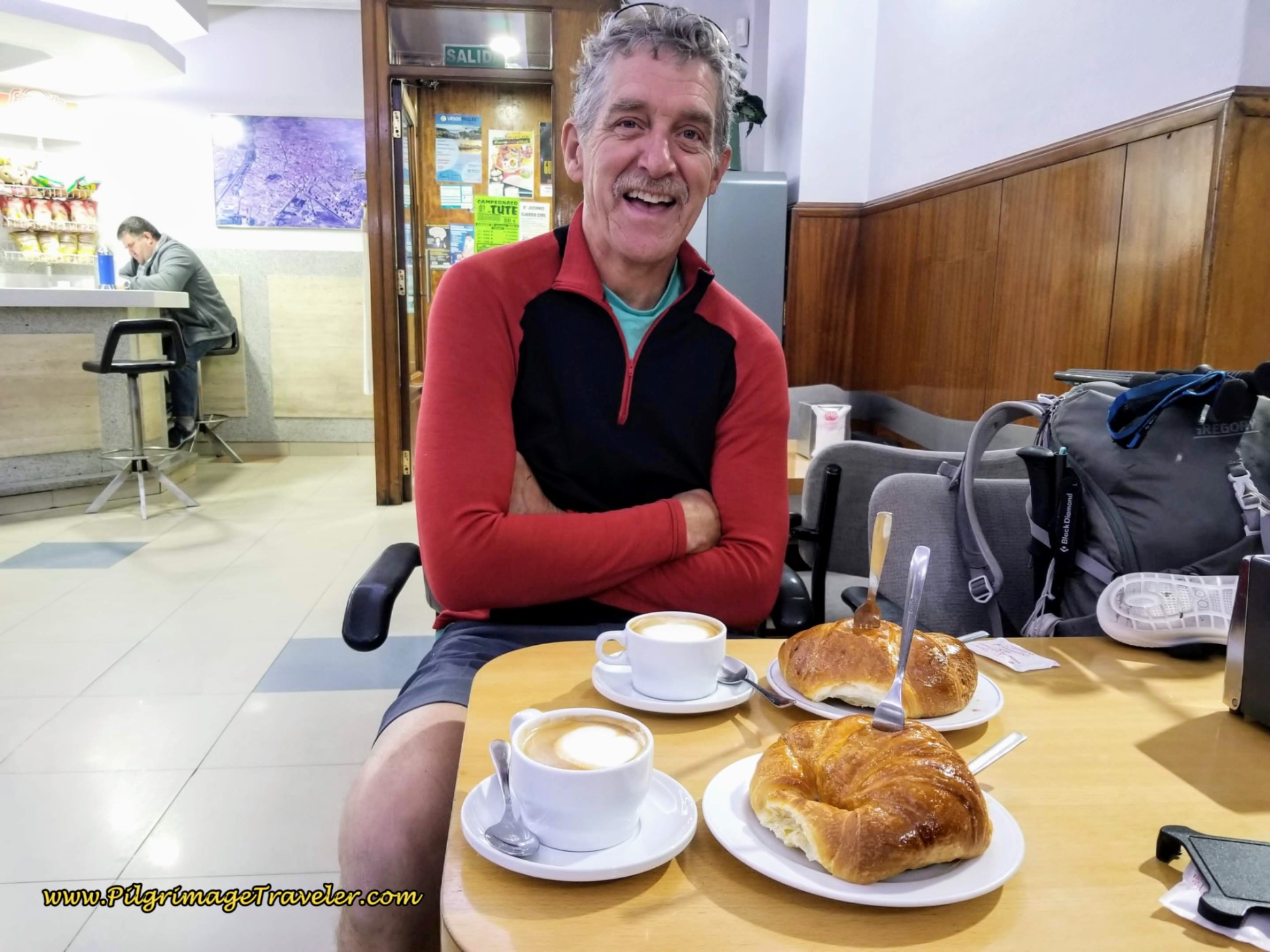 Rich at the Cafetería Peregrino