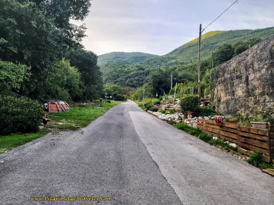 Way of St. Francis: Day Sixteen, Macenano to Piediluco - Along the Largo Pompeo Santini