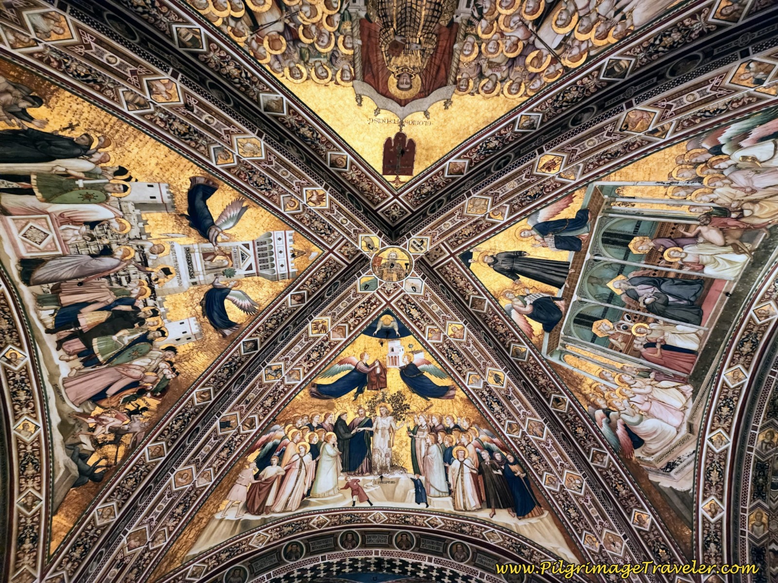 Lower Basilica Frescoes Above High Altar