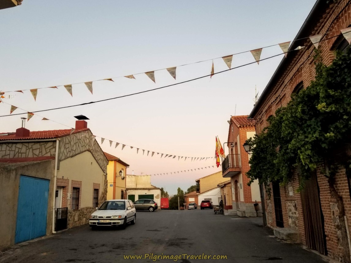 Main Square in Gotarrendura, on day two, Ruta Teresiana