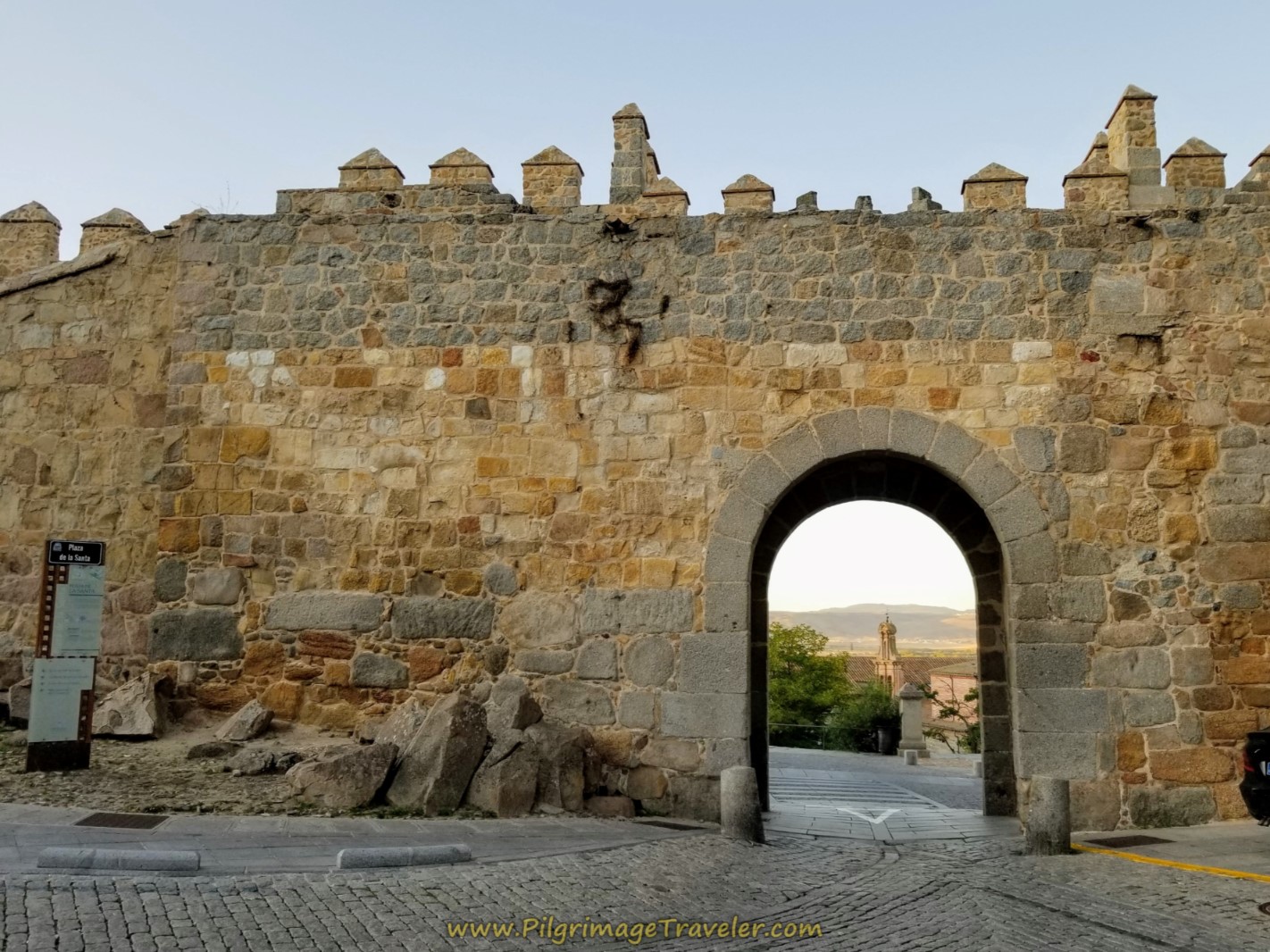 Puerta Santa Teresa in the early morning light