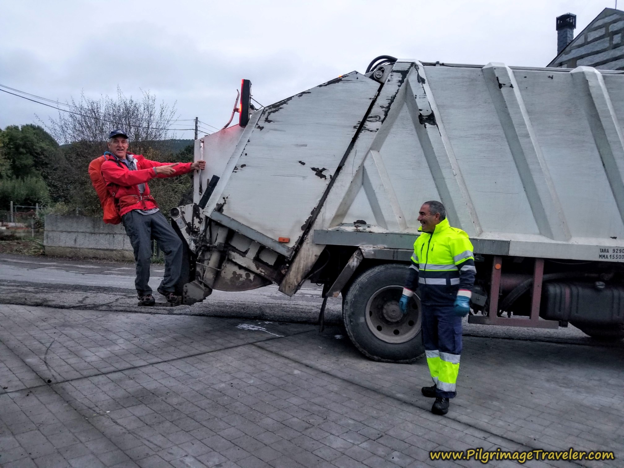 Rich Clowning with a Garbage Truck