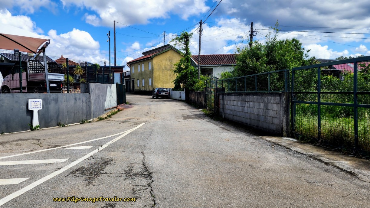 Right Turn onto the Rua Velha For Less than One Half Kilometer