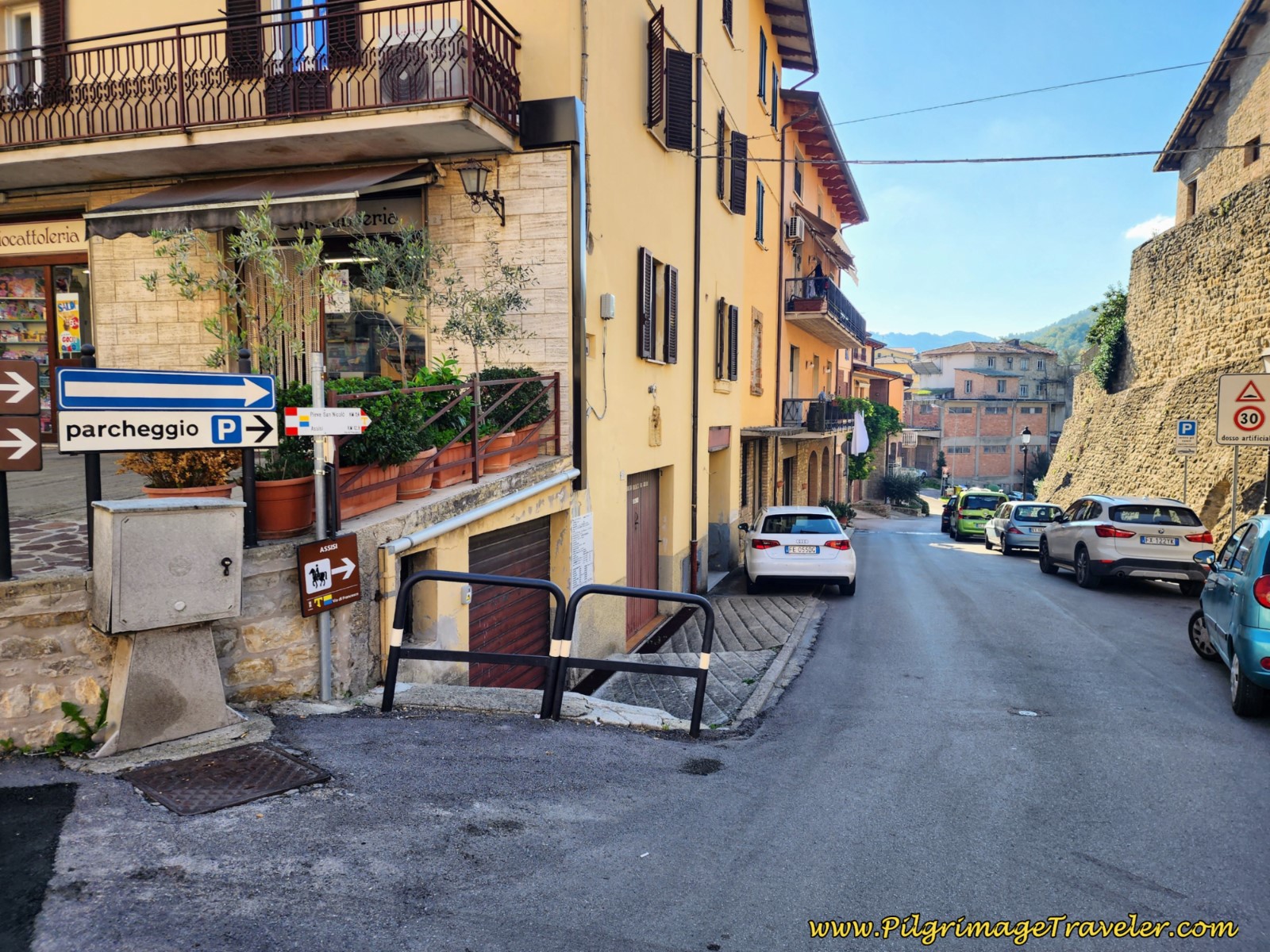 Right Turn onto Via Castellana Right Turn onto Via Castellana