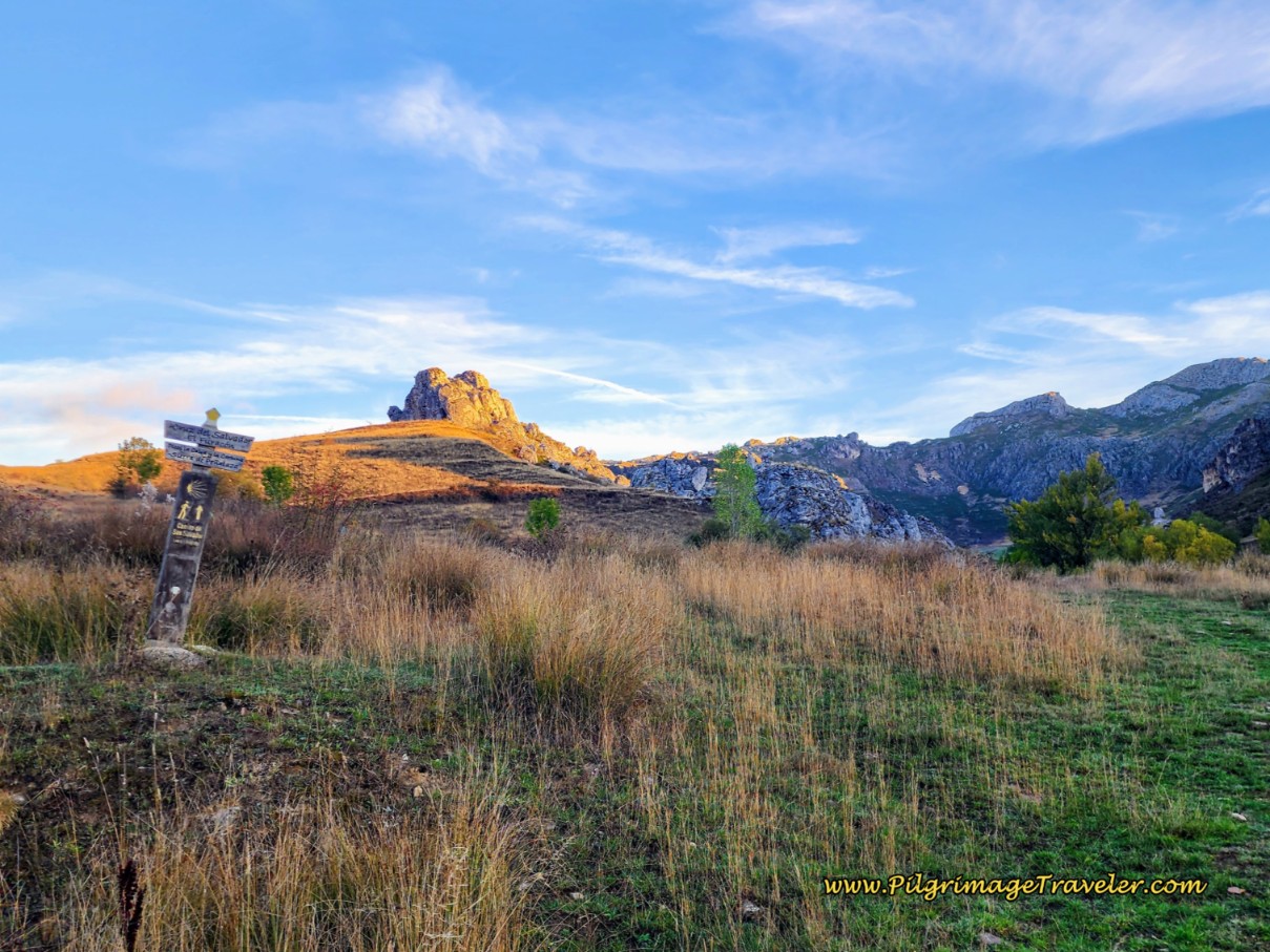 Immediate Right Turn Onto Dirt Trail Heading Northward