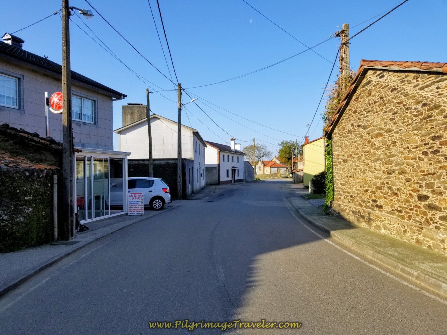 Café Bar Novo in A Rúa on day seven of the Camino Inglés