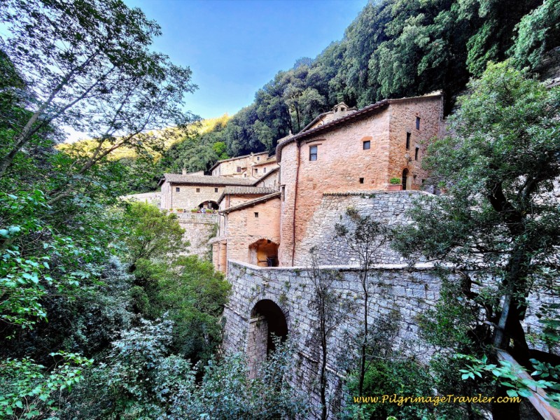 Way of St. Francis: Day Eleven, Assisi to Spello, Eremo delle Carceri, Outside View