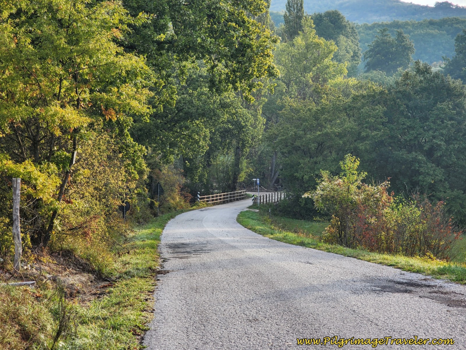 Bottom of the First Hill at the Bridge Bottom of the First Hill at the Bridge