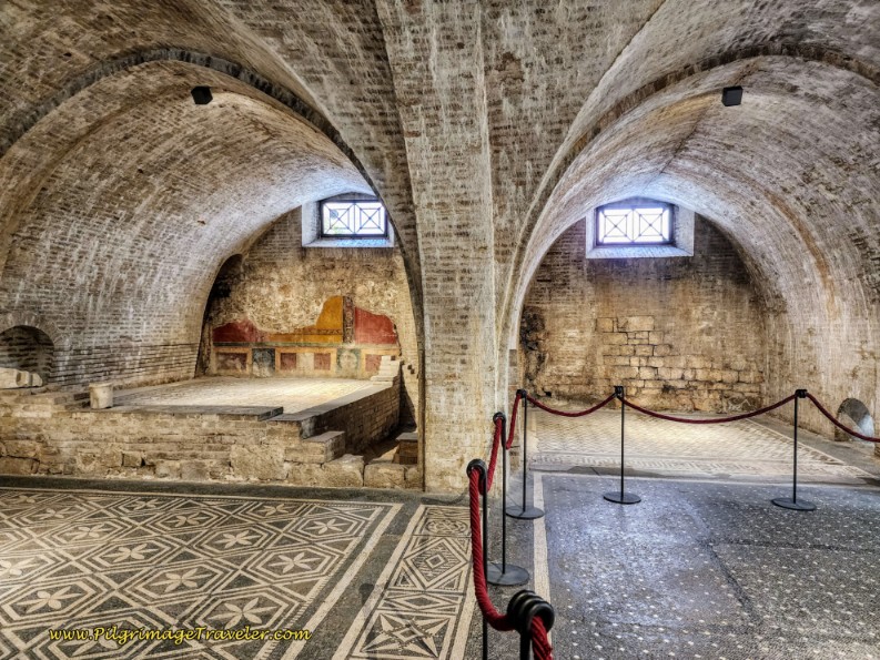 Way of St. Francis: Spoleto, Italy - Casa Romana Living Room and Bedroom